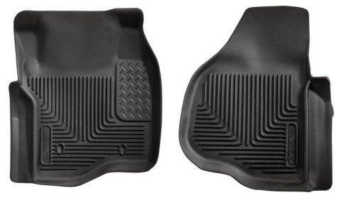 Husky Liners 11-12 Ford F250/F350/F450 Series Reg/Super/Crew Cab X-Act Contour Black Floor Liners thumbnail 2