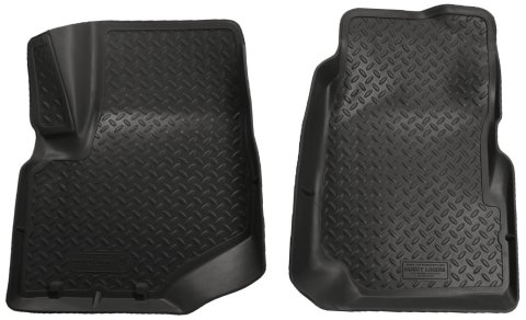 Husky Liners 02-08 GM Trailblazer/Bravada/Envoy/05-08 Saab 9-7X Classic Style Black Floor Liners thumbnail 1