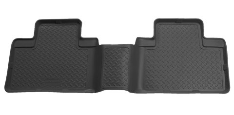 Husky Liners 01-03 Toyota Tacoma Double Cab Classic Style 2nd Row Black Floor Liners thumbnail 1