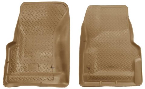 Husky Liners 97-06 Jeep Wrangler Classic Style Tan Floor Liners thumbnail 1