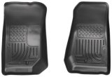 Husky Liners 07-12 Jeep Wrangler WeatherBeater Black Floor Liners thumbnail 3