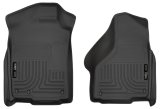Husky Liners 03-12 Dodge Ram 1500/2500/3500 Series Regular/Quad Cab WeatherBeater Black Floor Liners thumbnail 1