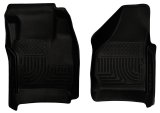 Husky Liners 08-10 Ford SuperDuty Regular/Super/Crew Cab WeatherBeater Black Floor Liners thumbnail 3