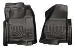 Husky Liners 11-12 Ford SuperDuty Regular Cab WeatherBeater Black Floor Liners thumbnail 6
