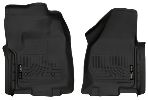 Husky Liners 2012.5 Ford SuperDuty/F-250/F-350 Regular Cab WeatherBeater Black Floor Liners thumbnail 1