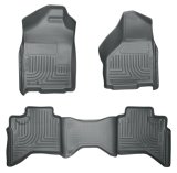 Husky Liners 03-08 Dodge Ram 1500/2500/3500 Quad Cab WeatherBeater Combo Gray Floor Liners thumbnail 5