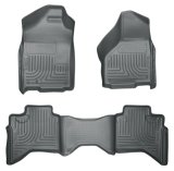 Husky Liners 03-08 Dodge Ram 1500/2500/3500 Quad Cab WeatherBeater Combo Gray Floor Liners thumbnail 6