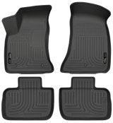 Husky Liners 11-12 Dodge Charger/Chrysler 300 WeatherBeater Combo Black Floor Liners thumbnail 1