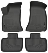 Husky Liners 11-12 Dodge Charger/Chrysler 300 WeatherBeater Combo Black Floor Liners thumbnail 8