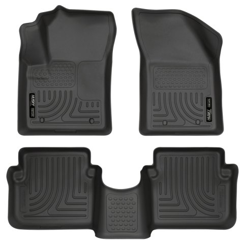 Husky Liners 11-12 Dodge Avenger/Chrysler 200 WeatherBeater Combo Black Floor Liners thumbnail 2