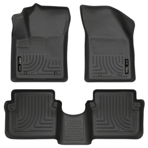 Husky Liners 11-12 Dodge Avenger/Chrysler 200 WeatherBeater Combo Black Floor Liners thumbnail 3
