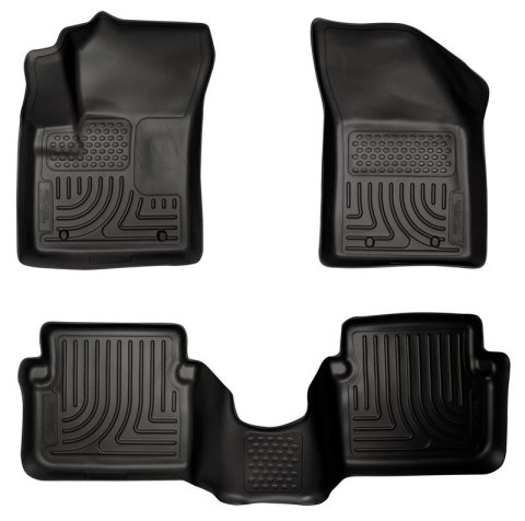 Husky Liners 11-12 Dodge Avenger/Chrysler 200 WeatherBeater Combo Black Floor Liners thumbnail 5