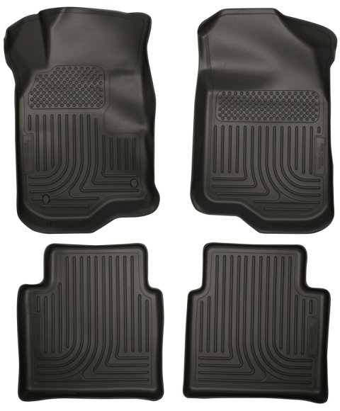 Husky Liners 08-12 Chevy Malibu/07-09 Saturn Aura WeatherBeater Combo Black Floor Liners thumbnail 3