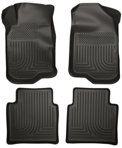 Husky Liners 08-12 Chevy Malibu/07-09 Saturn Aura WeatherBeater Combo Black Floor Liners thumbnail 4