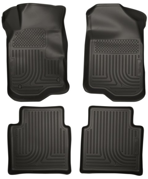 Husky Liners 08-12 Chevy Malibu/07-09 Saturn Aura WeatherBeater Combo Black Floor Liners thumbnail 7