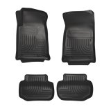 Husky Liners 10-12 Chevrolet Camaro WeatherBeater Combo Black Floor Liners thumbnail 1