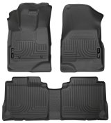 Husky Liners 10-12 Chevy Equinox/GMC Terrain WeatherBeater Combo Black Floor Liners thumbnail 1
