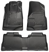 Husky Liners 10-12 Cadillac SRX WeatherBeater Combo Black Floor Liners (One Piece for 2nd Seat) thumbnail 6