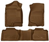 Husky Liners 07-12 Chevy Silverado/GMC Sierra Extended Cab WeatherBeater Combo Tan Floor Liners thumbnail 2