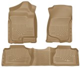 Husky Liners 07-12 Chevy Silverado/GMC Sierra Extended Cab WeatherBeater Combo Tan Floor Liners thumbnail 6