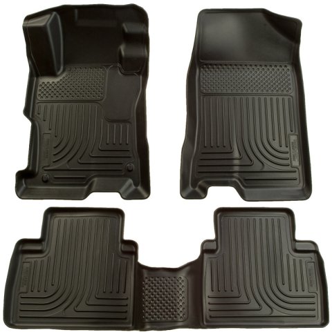 Husky Liners 06-09 Ford Fusion/07-09 Lincoln MKZ (FWD) WeatherBeater Combo Black Floor Liners thumbnail 2