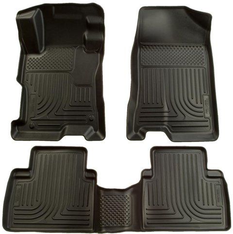 Husky Liners 06-09 Ford Fusion/07-09 Lincoln MKZ (FWD) WeatherBeater Combo Black Floor Liners thumbnail 4