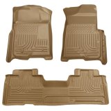Husky Liners 09-12 Ford F-150 Super Cab WeatherBeater Combo Tan Floor Liners thumbnail 6