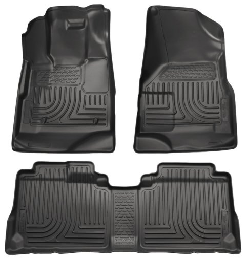 Husky Liners 09-12 Ford Escape/Mazda Tribute (Base/Hybrid) WeatherBeater Combo Black Floor Liners thumbnail 2