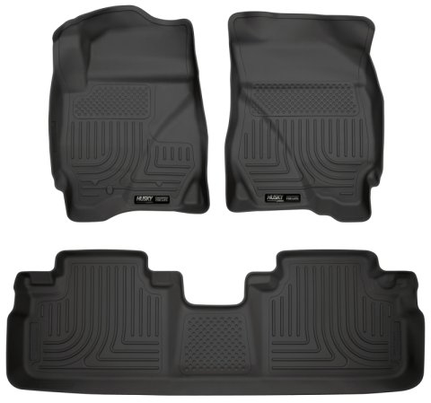 Husky Liners 09-12 Ford Escape/Mazda Tribute (Base/Hybrid) WeatherBeater Combo Black Floor Liners thumbnail 7