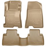 Husky Liners 08-12 Honda Accord (4DR) WeatherBeater Combo Tan Floor Liners (One Piece for 2nd Row) thumbnail 1