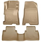 Husky Liners 08-12 Honda Accord (4DR) WeatherBeater Combo Tan Floor Liners (One Piece for 2nd Row) thumbnail 4