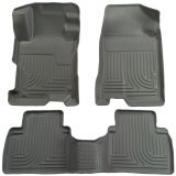 Husky Liners 06-11 Honda Civic (4DR) WeatherBeater Combo Gray Floor Liners thumbnail 3