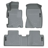 Husky Liners 06-11 Honda Civic (4DR) WeatherBeater Combo Gray Floor Liners thumbnail 5