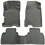Husky Liners 06-11 Honda Civic (4DR) WeatherBeater Combo Gray Floor Liners thumbnail 6