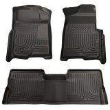 Husky Liners 09-12 Honda Pilot (All) WeatherBeater Combo Black Floor Liners (One Piece for 2nd Row) thumbnail 4