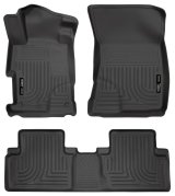 Husky Liners 2012 Honda Civic WeatherBeater Combo Black Floor Liners thumbnail 1