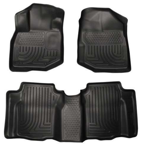 Husky Liners 09-12 Honda Fit WeatherBeater Combo Black Floor Liners thumbnail 3