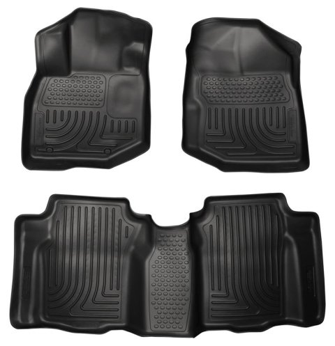 Husky Liners 09-12 Honda Fit WeatherBeater Combo Black Floor Liners thumbnail 4