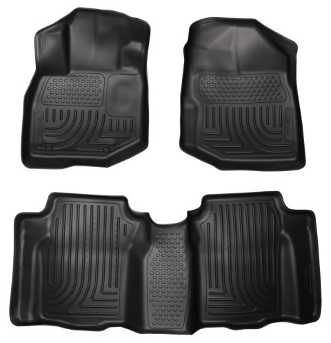 Husky Liners 09-12 Honda Fit WeatherBeater Combo Black Floor Liners thumbnail 7