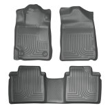 Husky Liners 07-11 Toyota Camry (All) WeatherBeater Combo Gray Floor Liners (One Piece for 2nd Row) thumbnail 1