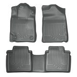 Husky Liners 07-11 Toyota Camry (All) WeatherBeater Combo Gray Floor Liners (One Piece for 2nd Row) thumbnail 3