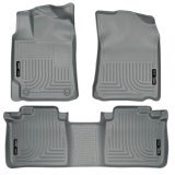 Husky Liners 07-11 Toyota Camry (All) WeatherBeater Combo Gray Floor Liners (One Piece for 2nd Row) thumbnail 4