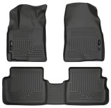 Husky Liners 09-12 Toyota Corolla/Matrix/Pontiac Vibe (FWD) WeatherBeater Combo Black Floor Liners thumbnail 6
