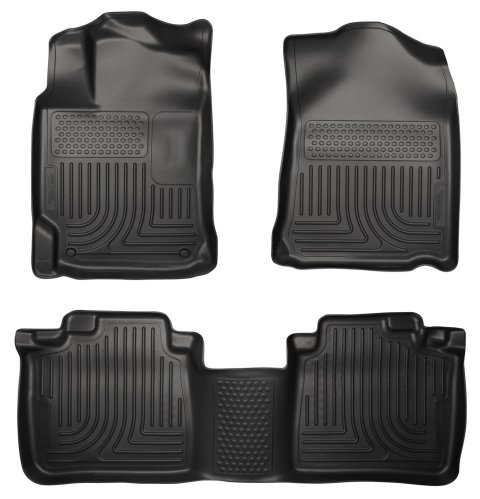 Husky Liners 09-11 Toyota Venza WeatherBeater Combo Black Floor Liners thumbnail 1