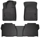 Husky Liners 07-11 Toyota Tundra Double/CrewMax Cab WeatherBeater Combo Black Floor Liners thumbnail 8