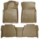 Husky Liners 2012 Toyota Tundra Double/CrewMax Cab WeatherBeater Combo Tan Floor Liners thumbnail 3