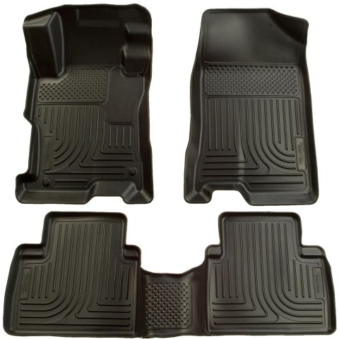Husky Liners 07-12 Nissan Altima (Non-Hybrid) WeatherBeater Combo Black Floor Liners (1pc. 2nd Row) thumbnail 1