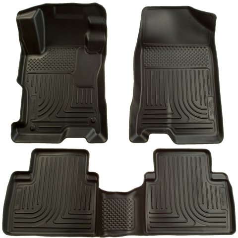 Husky Liners 07-12 Nissan Altima (Non-Hybrid) WeatherBeater Combo Black Floor Liners (1pc. 2nd Row) thumbnail 7
