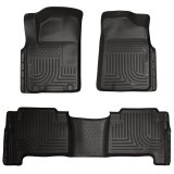 Husky Liners 2011 Infiniti QX56 WeatherBeater Combo Black Floor Liners thumbnail 2
