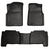 Husky Liners 2011 Infiniti QX56 WeatherBeater Combo Black Floor Liners thumbnail 5